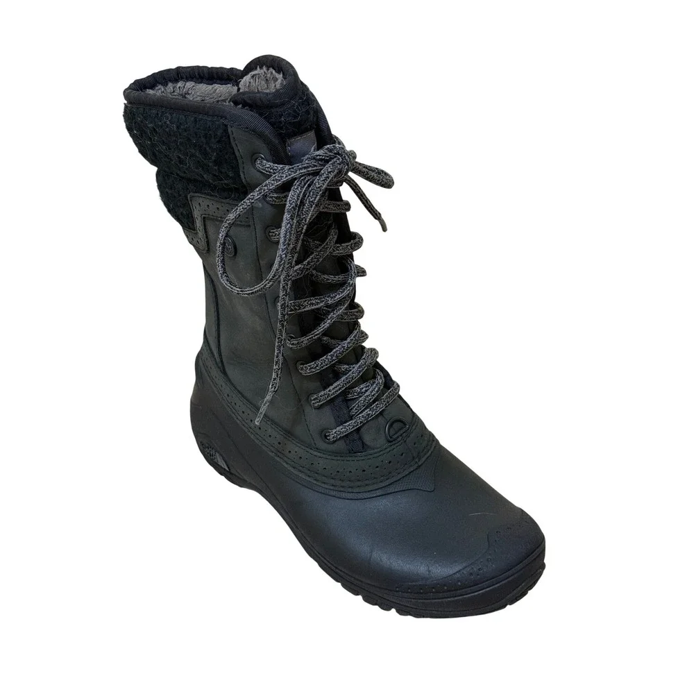 The North Face Women Boots 6‎ Black Shellista II Tall Waterproof Snow Gorpcore